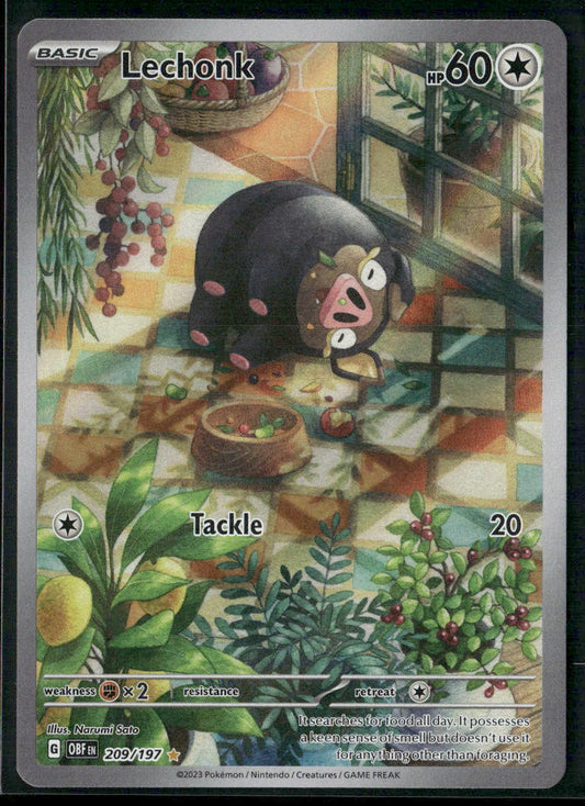 Lechonk SV03: Obsidian Flames #209/197