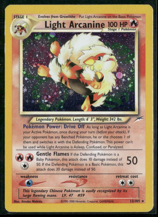 Light Arcanine Neo Destiny #012/105
