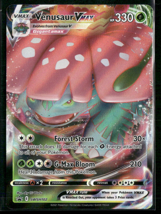 Venusaur VMAX SWSH: Sword & Shield Promo Cards #SWSH102