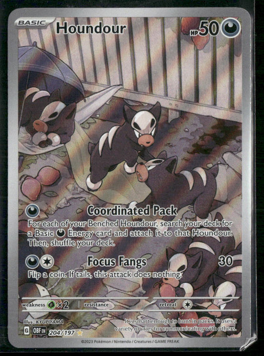 Houndour SV03: Obsidian Flames #204/197