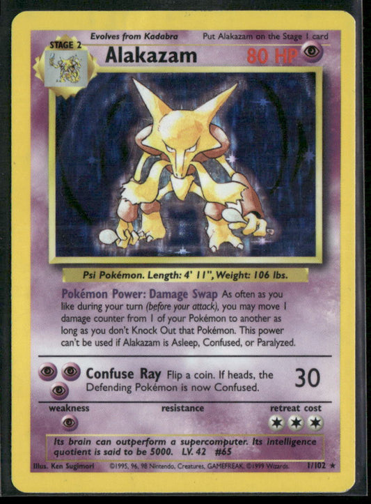 Alakazam Base Set #001/102