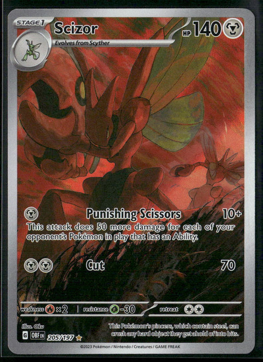 Scizor SV03: Obsidian Flames #205/197