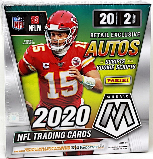 2020 Panini Mosaic Football Mega Box