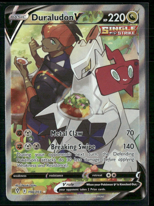 Duraludon V (Alternate Full Art) SWSH07: Evolving Skies #198/203