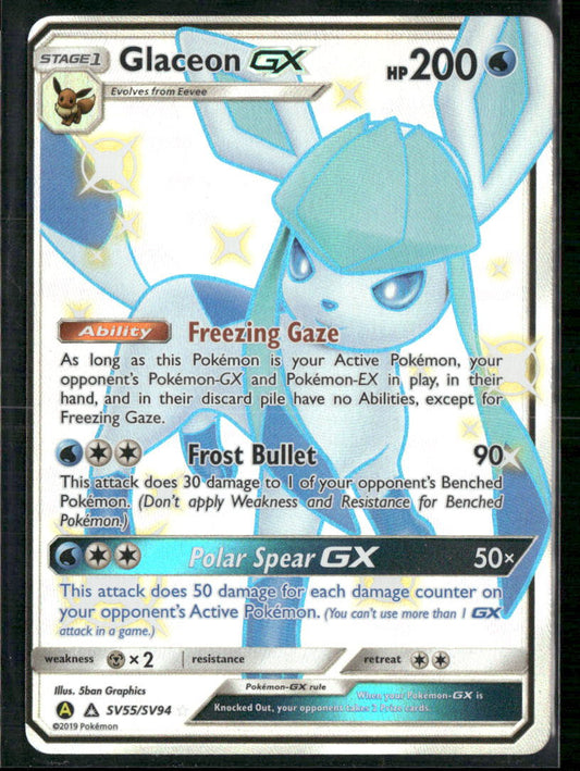 Glaceon GX Hidden Fates: Shiny Vault #SV55/SV94