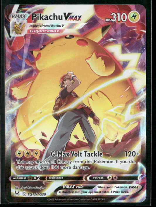 Pikachu VMAX SWSH11: Lost Origin Trainer Gallery #TG17/TG30