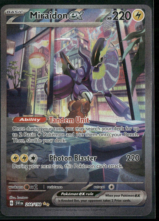 Pokemon SV01: Scarlet & Violet Base Set #244/198 Miraidon ex