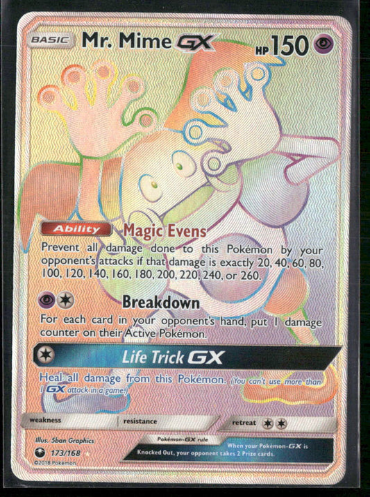 Mr. Mime GX (Secret) SM - Celestial Storm #173/168