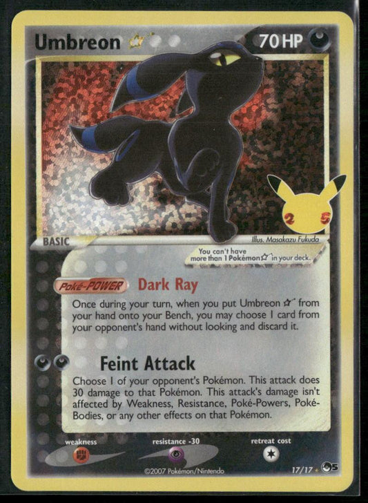 Umbreon Star Celebrations: Classic Collection #17/17