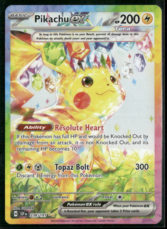 SV08: Surging Sparks #238/191 Pikachu ex