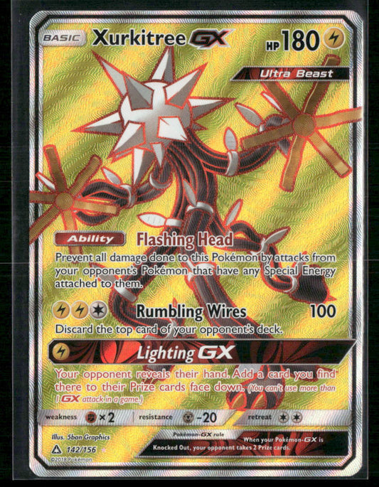 Xurkitree GX (Full Art) SM - Ultra Prism #142/156
