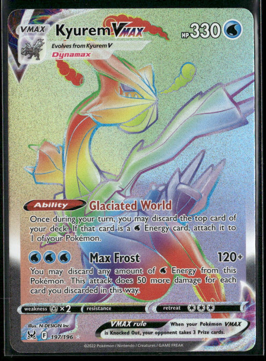 Kyurem VMAX (Secret) SWSH11: Lost Origin #197/196
