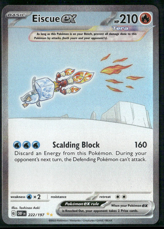 Eiscue ex SV03: Obsidian Flames #222/197