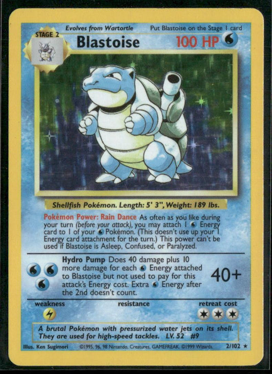 Blastoise Base Set #002/102