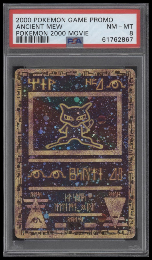 Ancient Mew 2000 Pokemon Game Movie # Pokemon 2000 Movie PSA 8