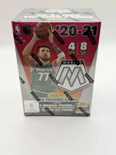 2020-21 Panini Mosaic NBA Basketball Blaster Box FANATICS EXCLUSIVE GREEN ICE