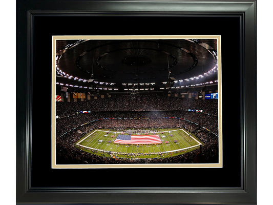 Framed Caesars Superdome New Orleans Saints 11"x14" Football Photo Professionally Matted