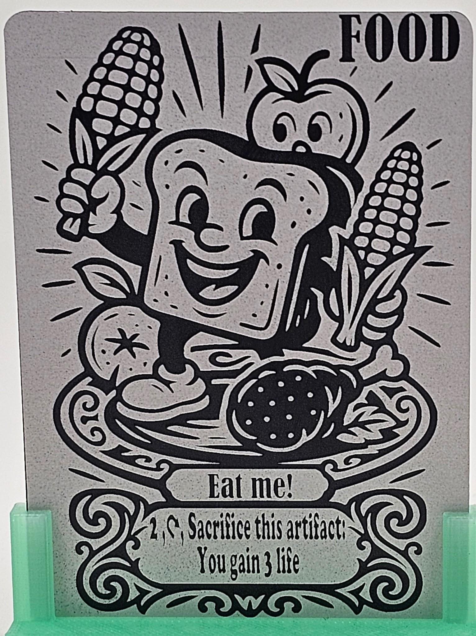 Sandwich warrior Metal Token