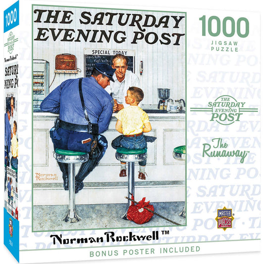 Saturday Evening Post - The Runaway 1000 Piece Puzzle by Masterpieces