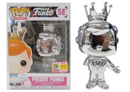Freddy Funko (Silver Chrome) SE - 2018 SDCC Exclusive/1000 Made