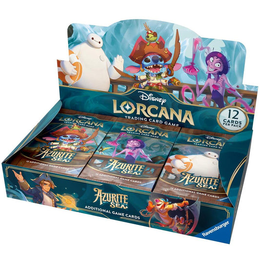 迪士尼洛卡娜 (Disney Lorcana)：蓝铜矿之海 (Azurite Sea) 补充包 - 蓝铜矿之海