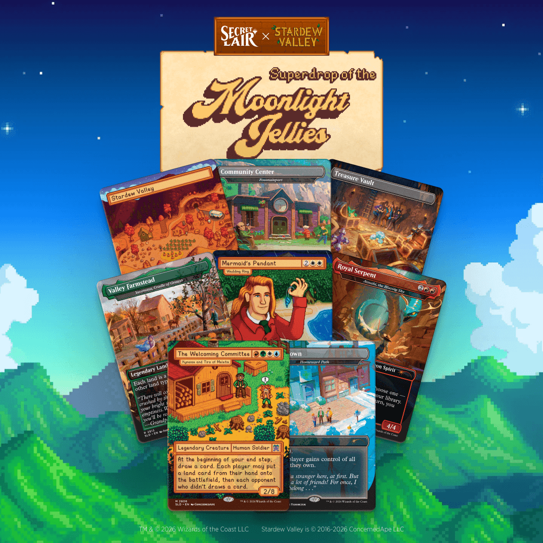 Secret Lair x Stardew Valley: Welcome to Stardew Valley Non-Foil Edition contents