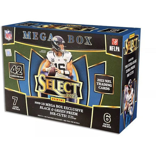 2022 Panini Select Football Black and Green Mega Box
