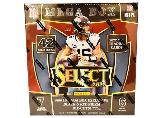 2022 Panini Select Football Black and Red Mega Box