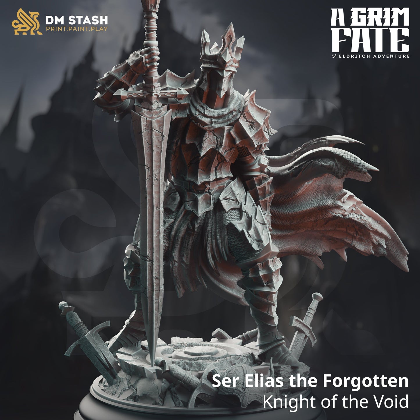 Ser Elias the Forgotten, Knight of the Void (Male Human Paladin)