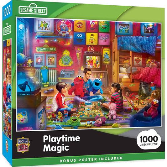 Sesame Street - Playtime 1000 Piece Jigsaw Puzzle | Masterpieces