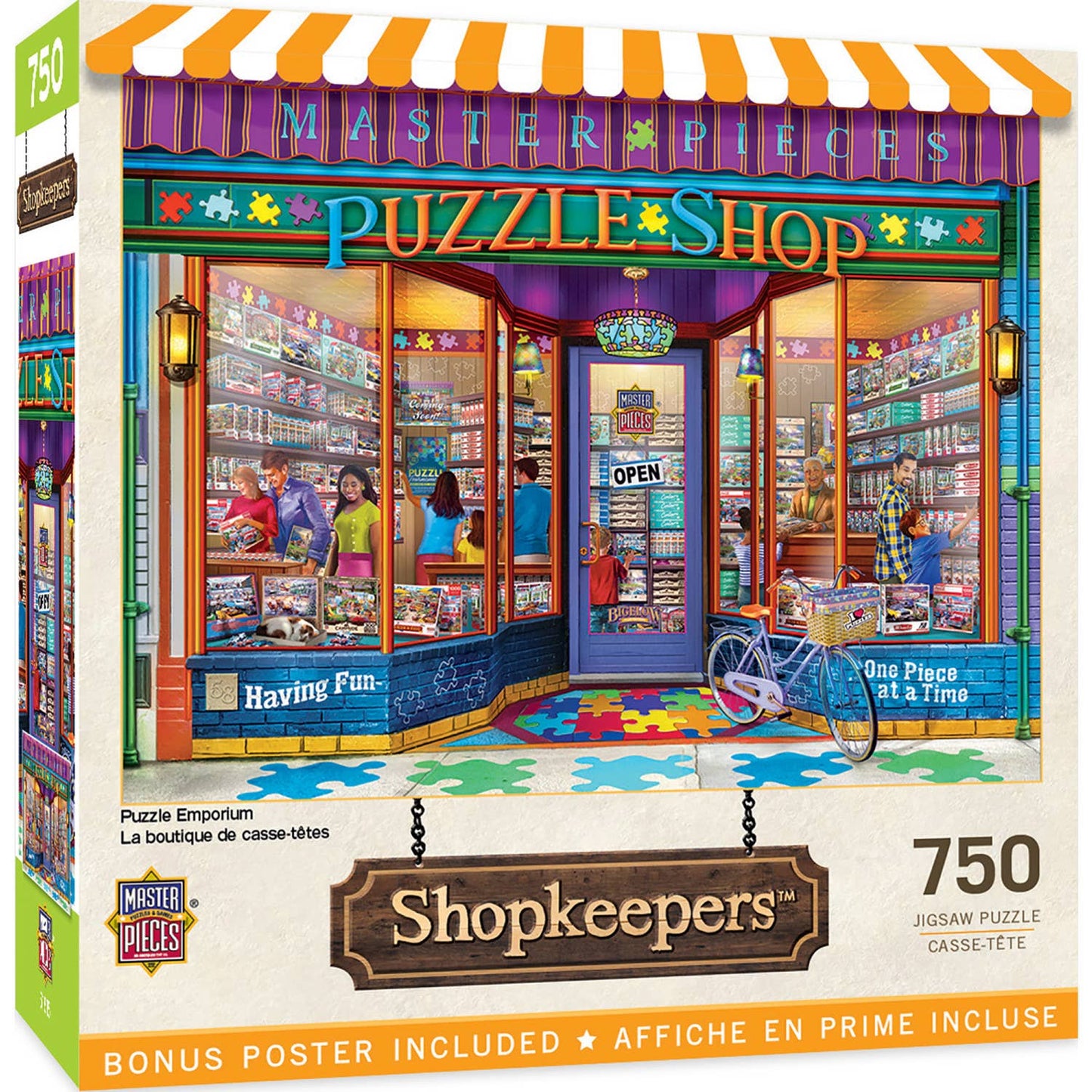 Shopkeepers - Puzzle Emporium 750 Piece Puzzle by Masterpieces Puzzles