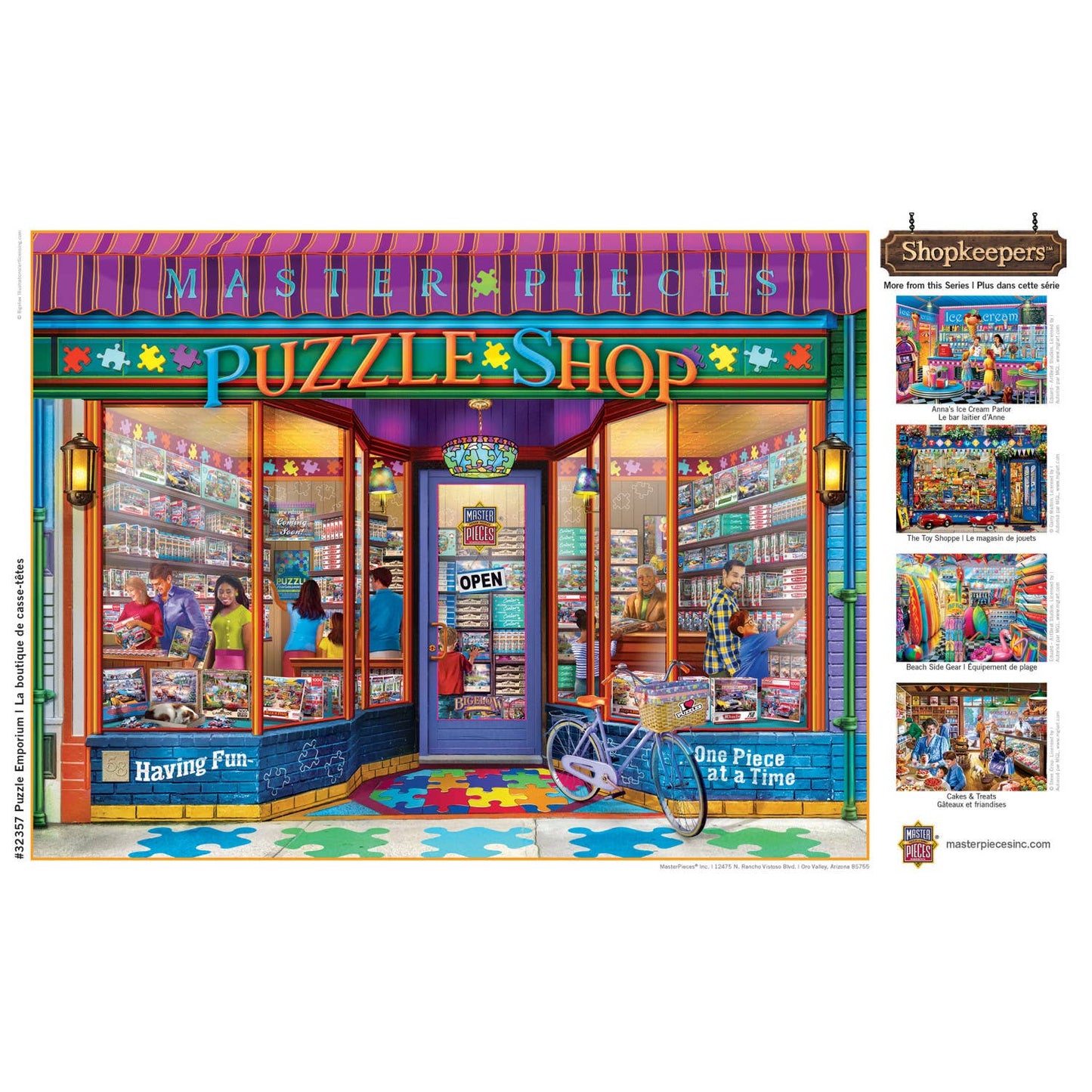 Shopkeepers - Puzzle Emporium 750 Piece Puzzle by Masterpieces Puzzles