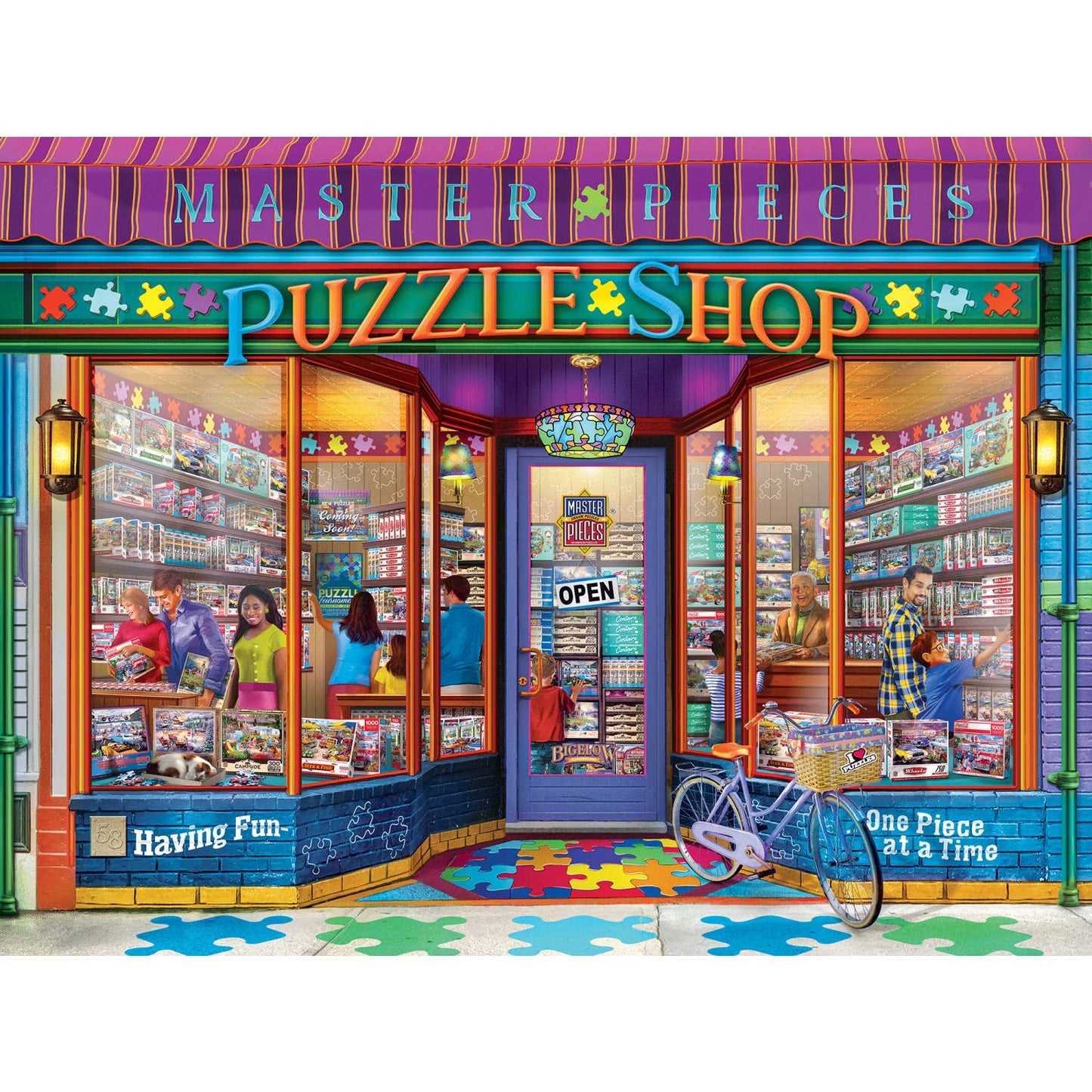 Shopkeepers - Puzzle Emporium 750 Piece Puzzle by Masterpieces Puzzles