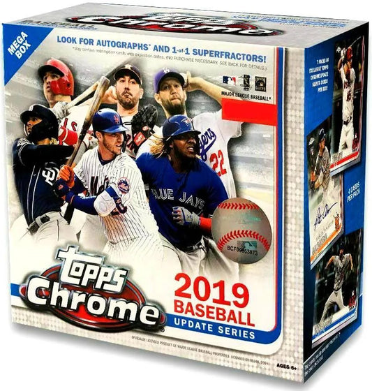 MLB Topps 2019 Chrome Baseball Update Series MEGA Box