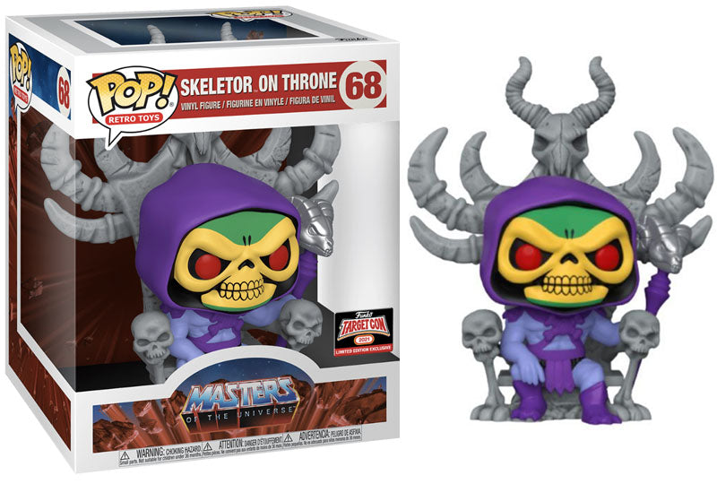 Skeletor on Throne (Retro Toys, Masters of the Universe, Deluxe) 68 - 2021 Target Con Exclusive