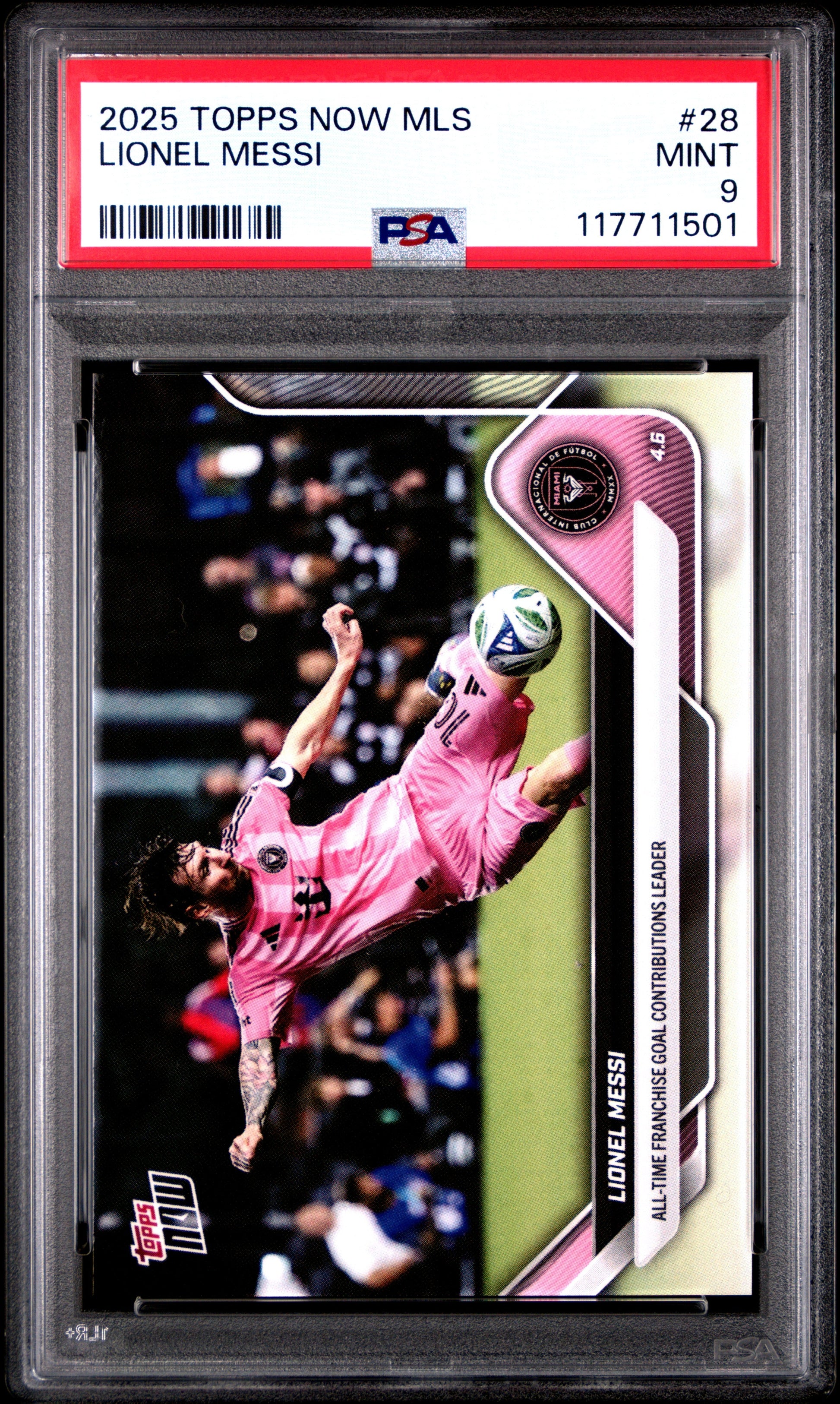 Graded 2025 Topps Now MLS Lionel Messi #28 Soccer Card PSA 9 Mint – Orb  Sports Cards & Collectibles