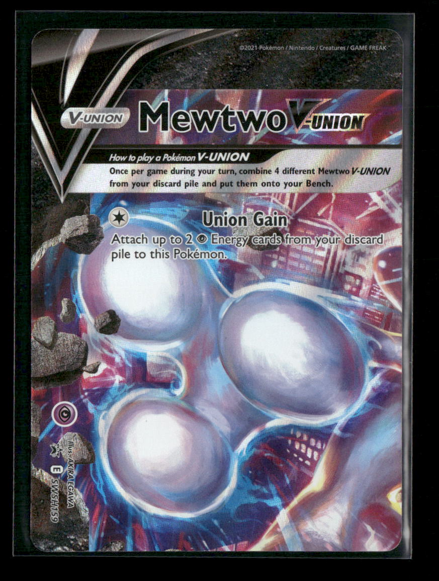 Mewtwo V-UNION FULL SET Sword & Shield Promo Cards #SWSH159