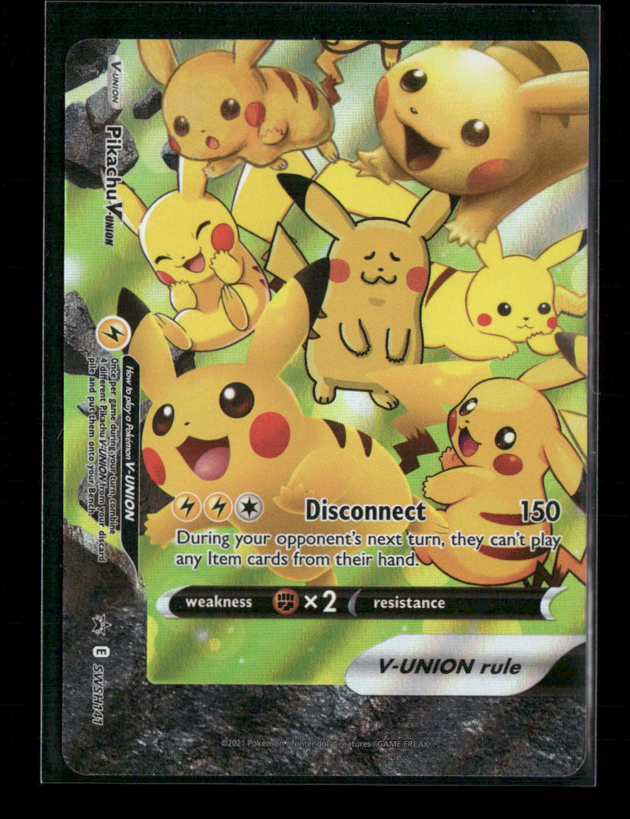 Pikachu V-Union FULL SET SWSH: Sword & Shield Promo Cards #SWSH139