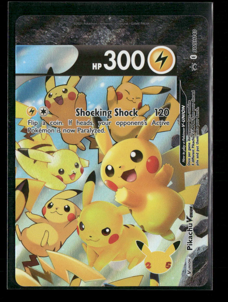 Pikachu V-Union FULL SET SWSH: Sword & Shield Promo Cards #SWSH139