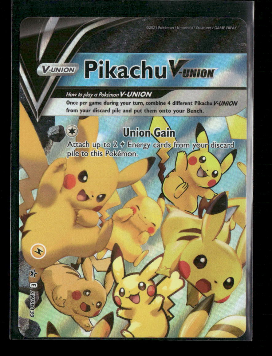 Pikachu V-Union FULL SET SWSH: Sword & Shield Promo Cards #SWSH139