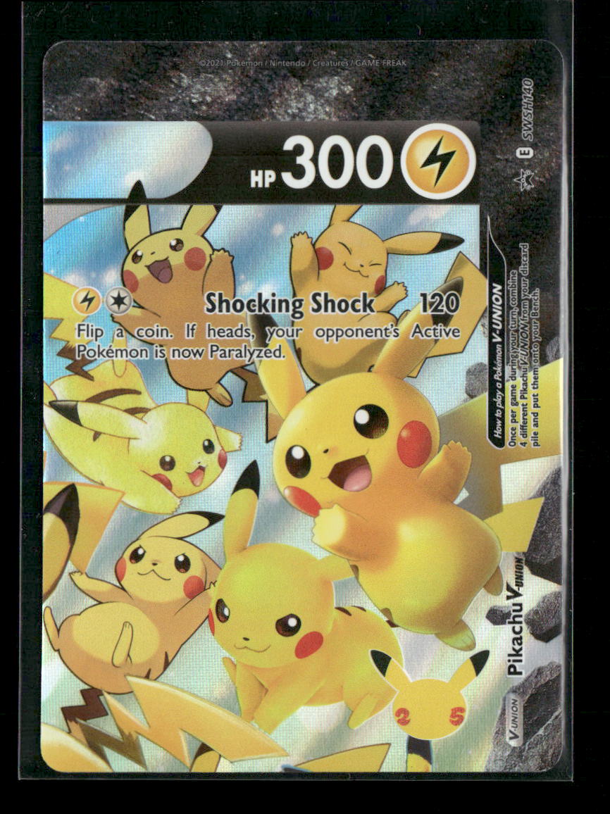 Pikachu V-Union FULL SET SWSH: Sword & Shield Promo Cards #SWSH139