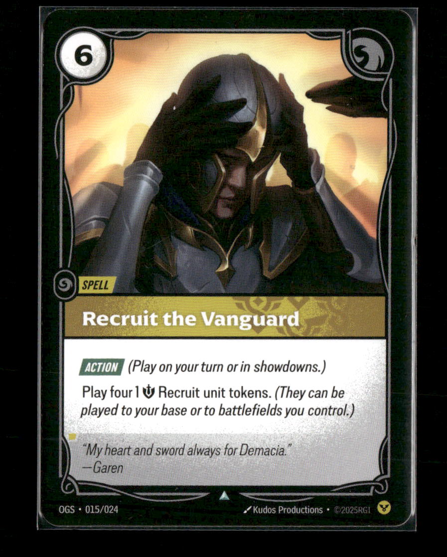 Recruit the Vanguard #015/024 - Riftbound Origins TCG