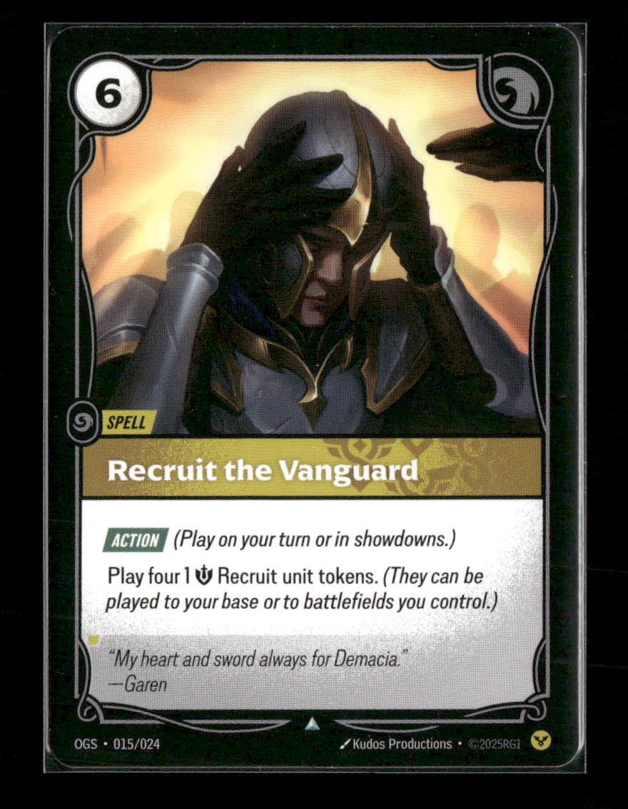 Recruit the Vanguard #015/024 - Riftbound Origins TCG