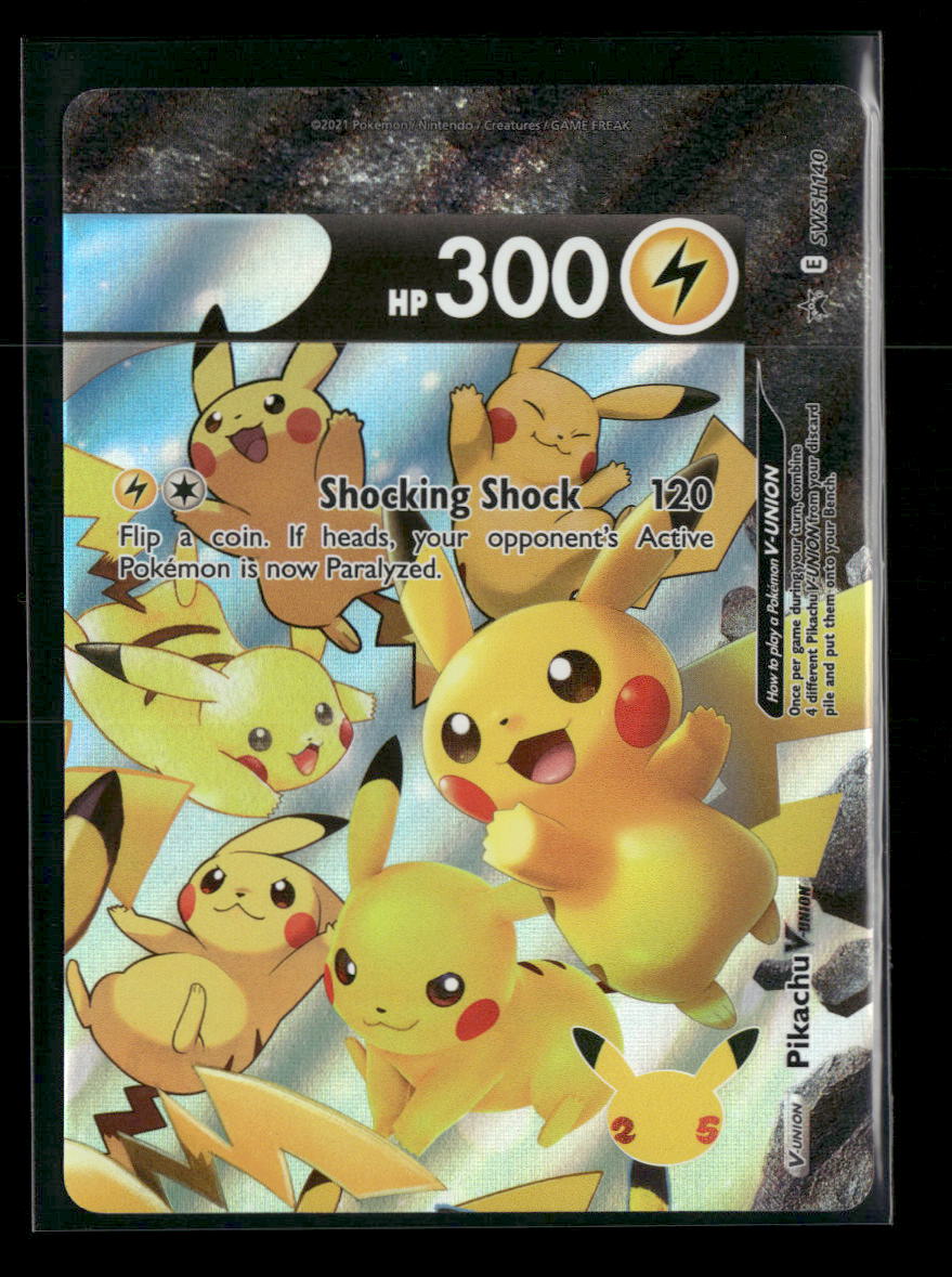 SWSH: Sword & Shield Promo Cards Pikachu V-Union [Set of 4] #SWSH139
