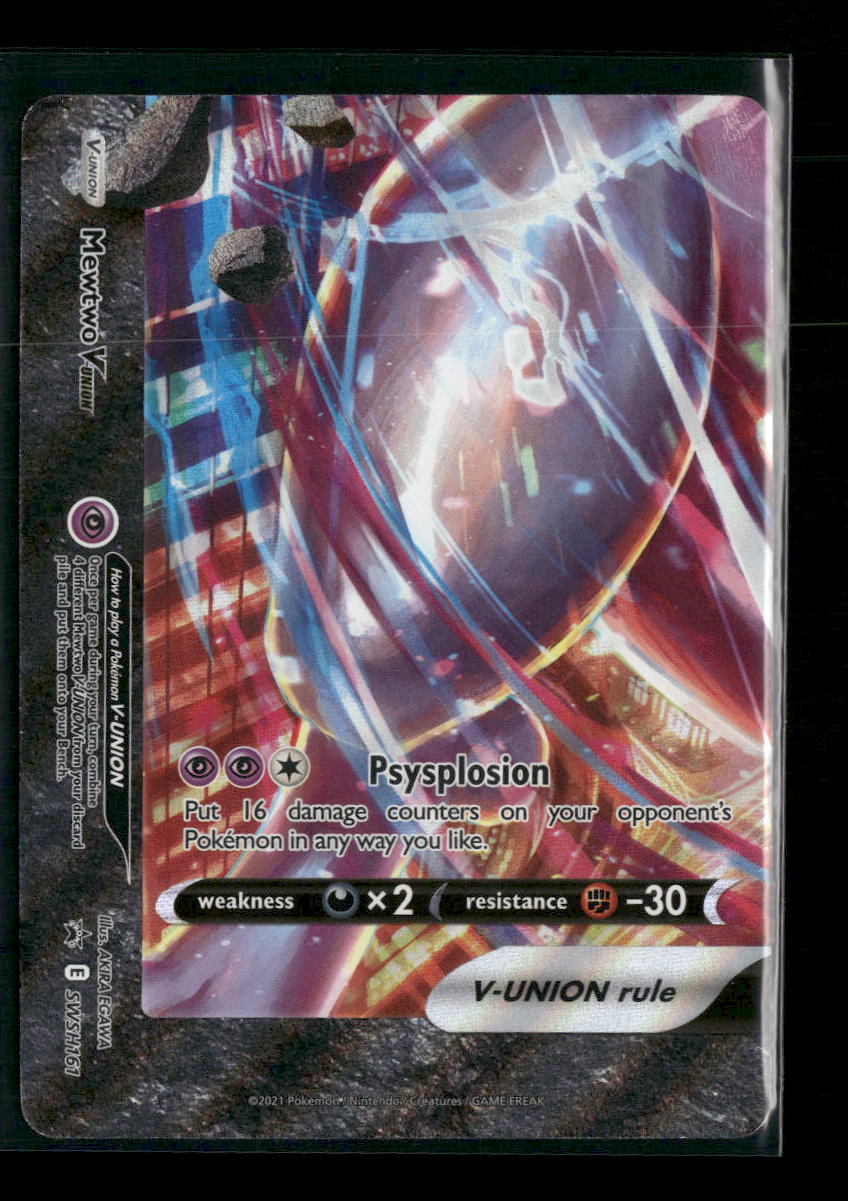 SWSH: Sword & Shield Promo Cards Mewtwo V-UNION [Set of 4] #SWSH159
