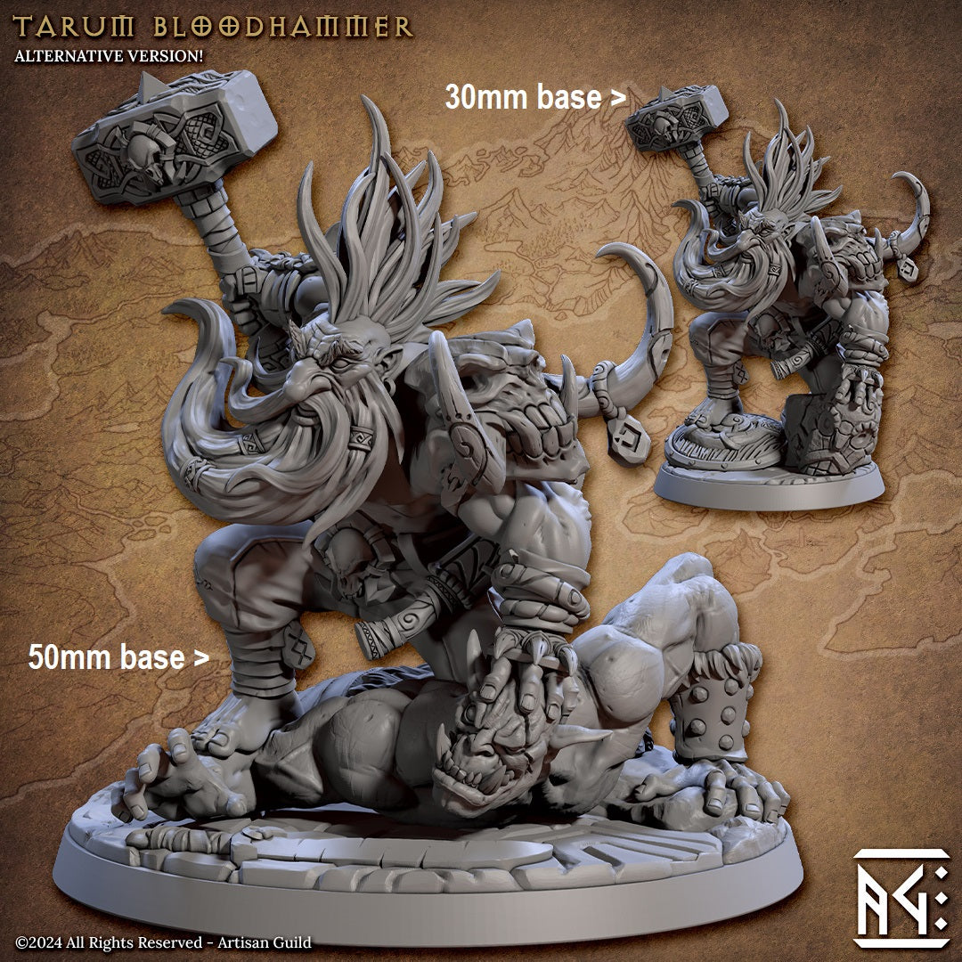 Tarum Bloodhammer (Male Dwarf Berserker)