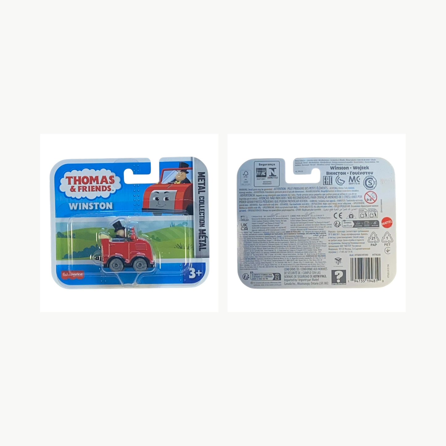 Thomas & Friends Winston Metal Collection Push Along Car