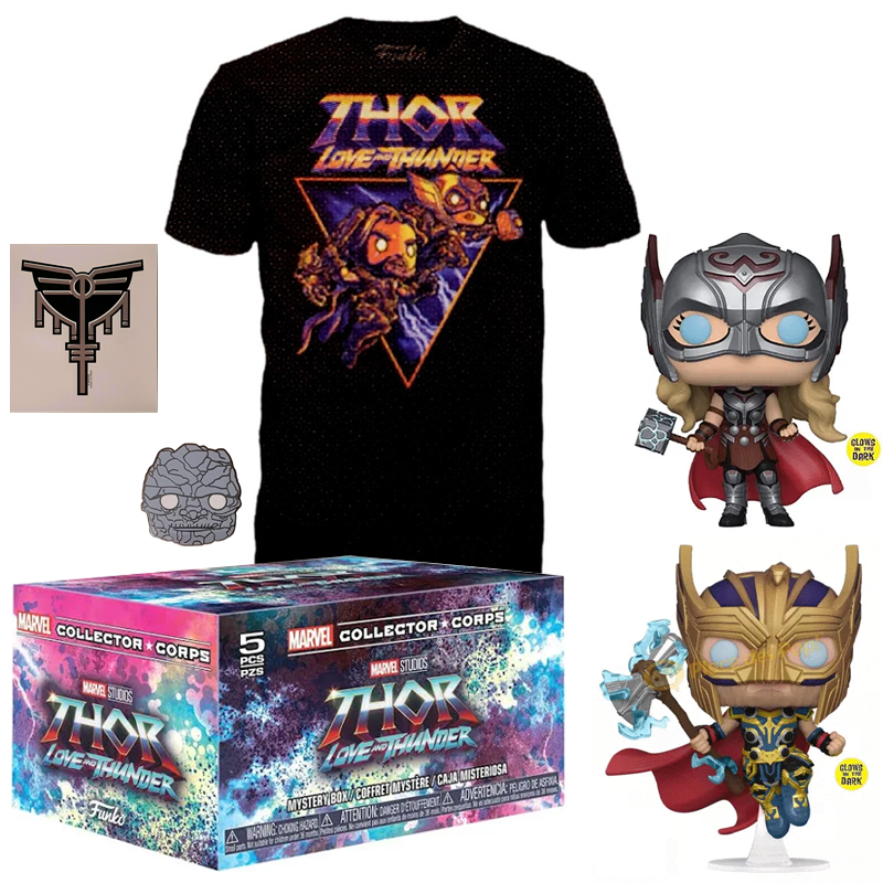 Marvel Collector Corps Box (Thor Love And Thunder Box, Unsealed, Shirt Size M)