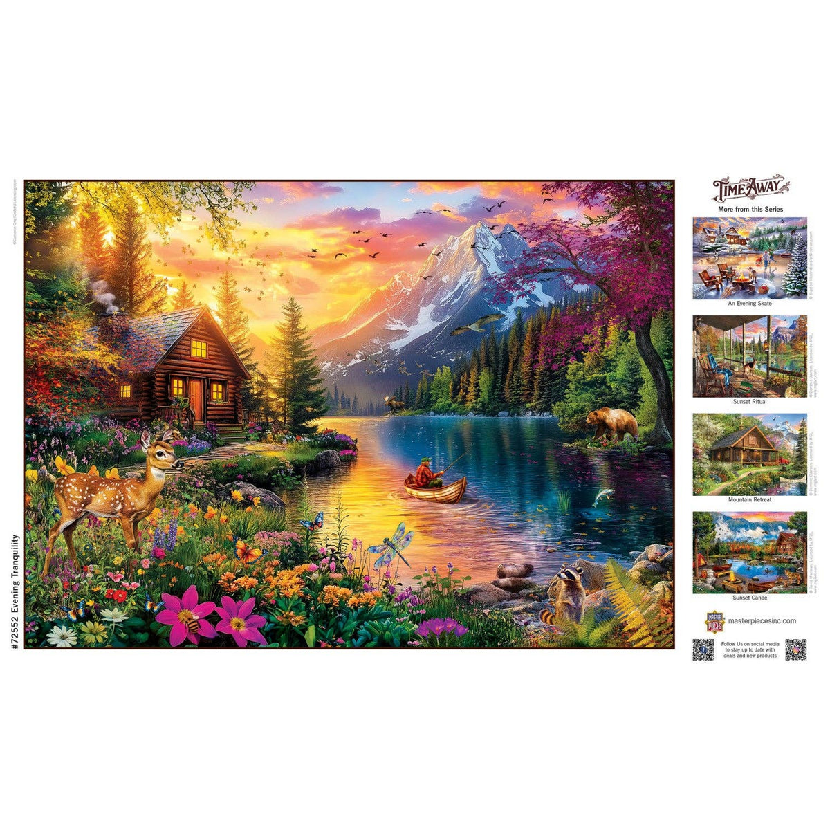 Time Away Evening Tranquility 1000 Piece Jigsaw Puzzle 