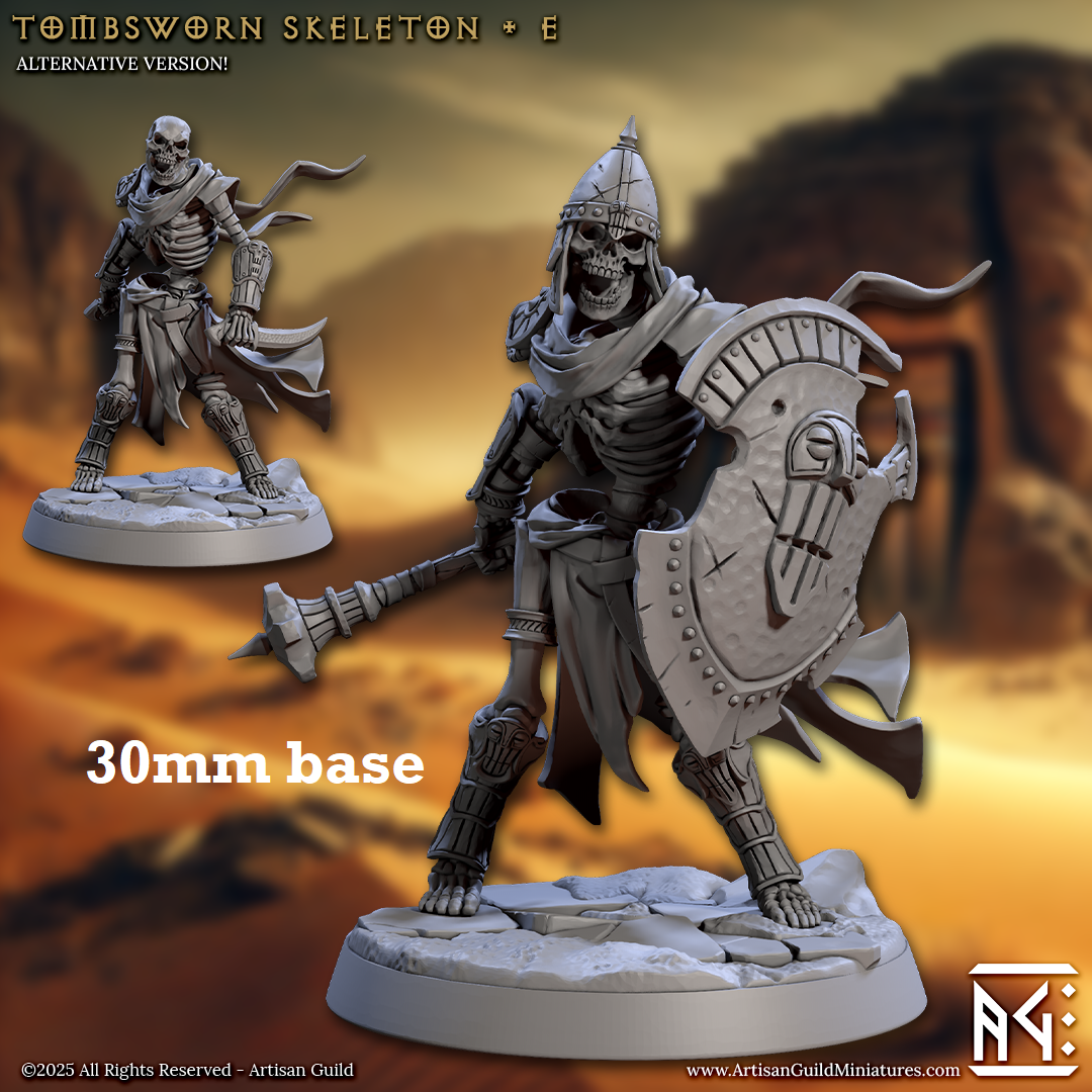 Tombsworn Skeleton: Sculpt E